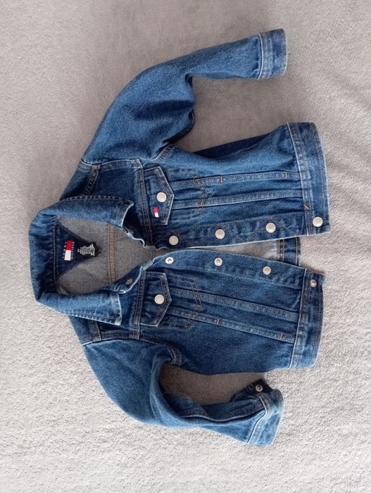Tommy Hilfiger - jeansowa katana / kurtka dziecięca