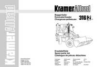 Katalog części Koparko-ładowarka Kramer 316 seria 2 [316-51]
