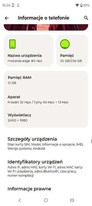 Motorola Edge 40 Neo