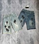 Джинсовые шорты Chrome Hearts (28-36)