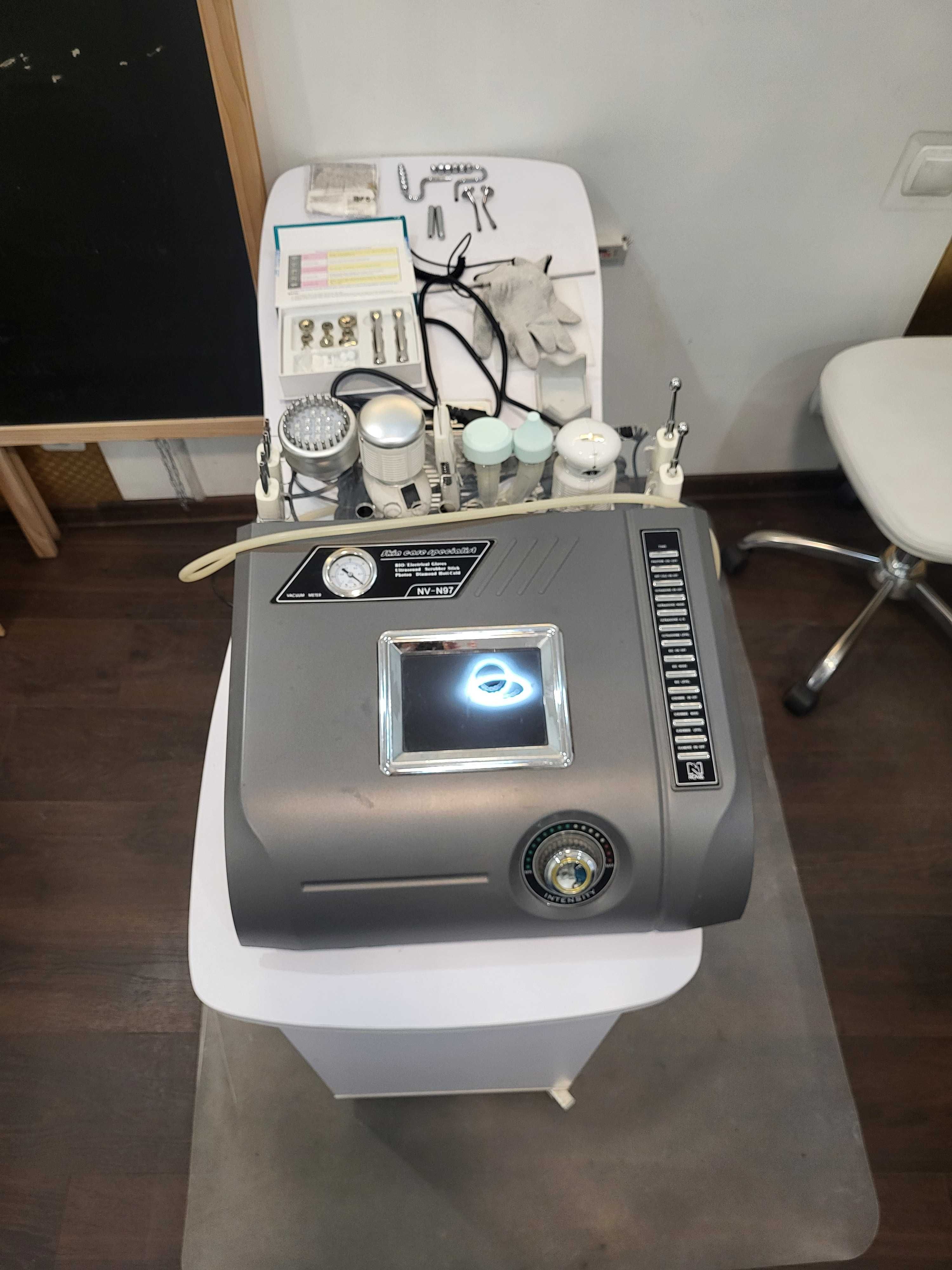 Kombajn Kosmetyczny 6w1: Mikrodermabrazja,Kawitacja,Sonoforeza,BioLift