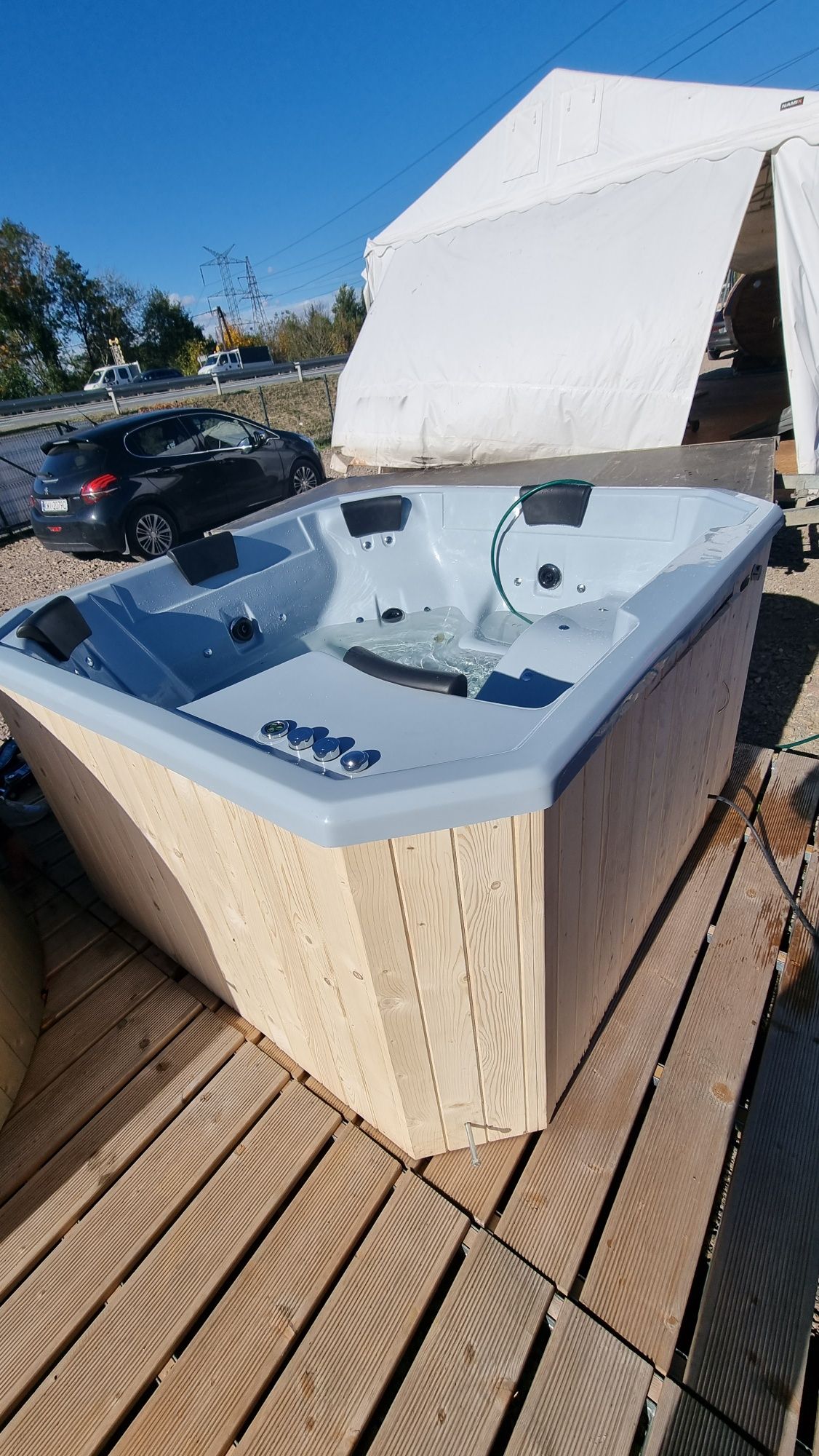 Jacuzzi ogrodowe balia wanna spa