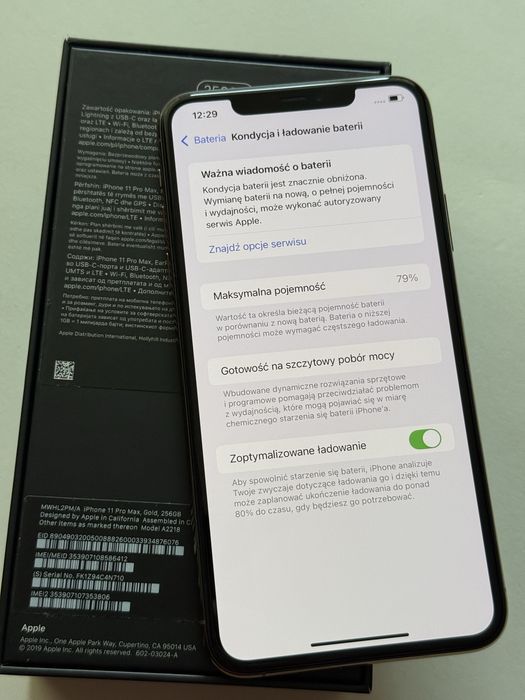 iPhone 11 PRO MAX 256Gb Idealny Caly zestaw