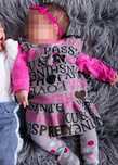 Sukienka dla dziewczynki LOVE r. 68/74 roczek urodziny