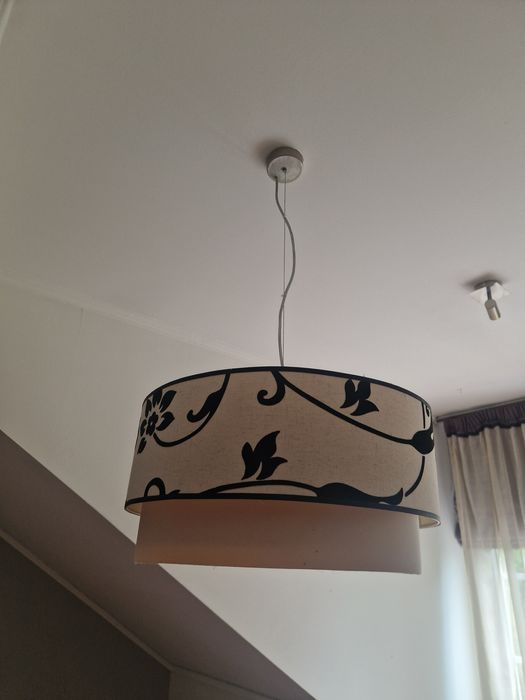 Lampa wisząca abażur