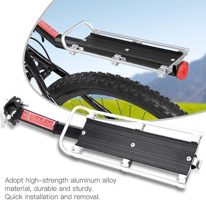 VGEBY Bagażnik rowerowy tylny stop aluminium szosowe górskie rowery