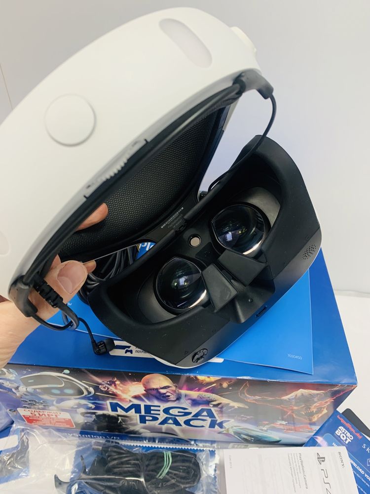 Playstation VR (v2)+ муви! 2 шт очки віртуальної реальності! Гарантія!
