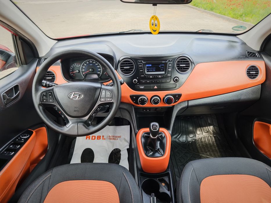 Hyundai i10 1.0 Benzyna 2016r 76 tys km Podgrz. Fotele i kierownica