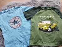 Dwa t-shirt 122 Converse Pepco + longsleeve gratis