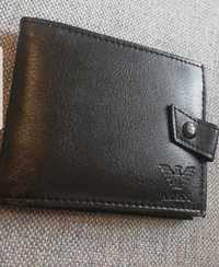 Nowy Męski portfel czarny Armani, polecam