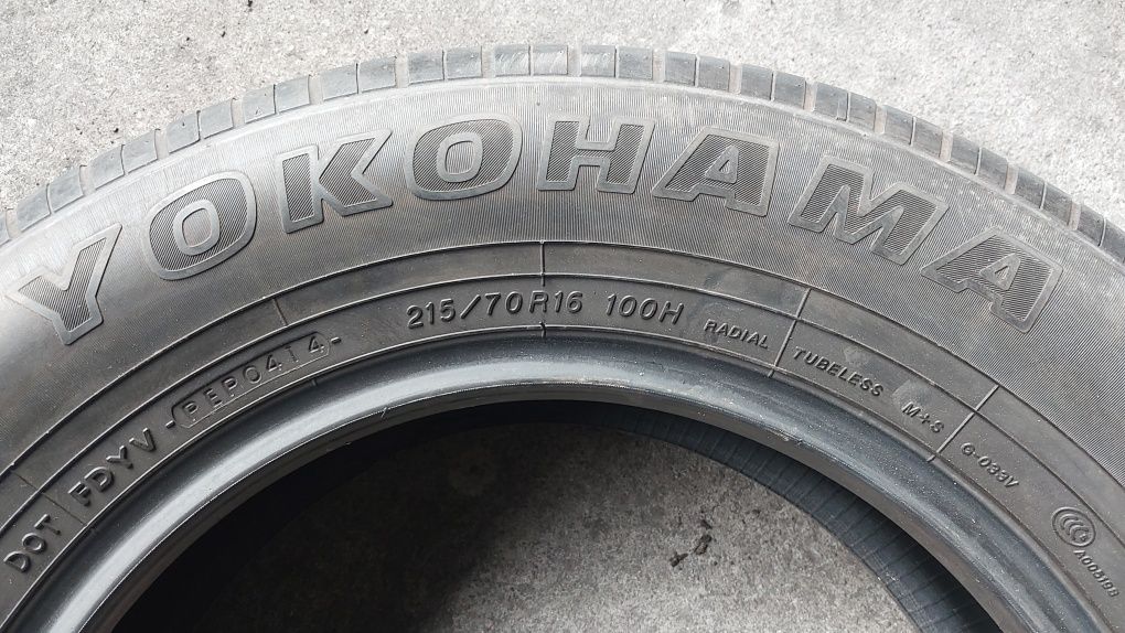 Opony letnie Yokohama 215/70R16