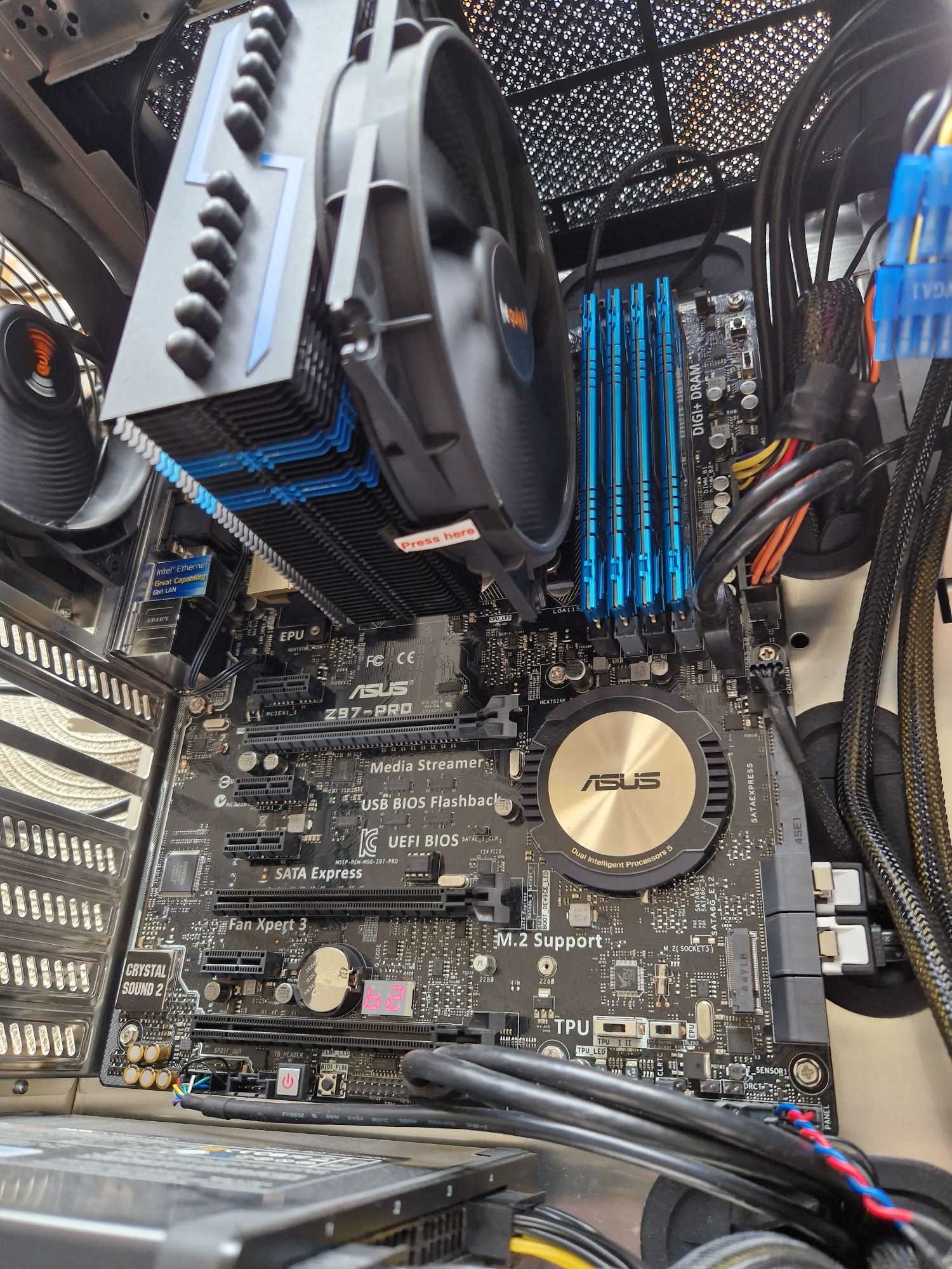 Кулер Prolimatech Armageddon + Be Quiet 140mm супер башня охолодження