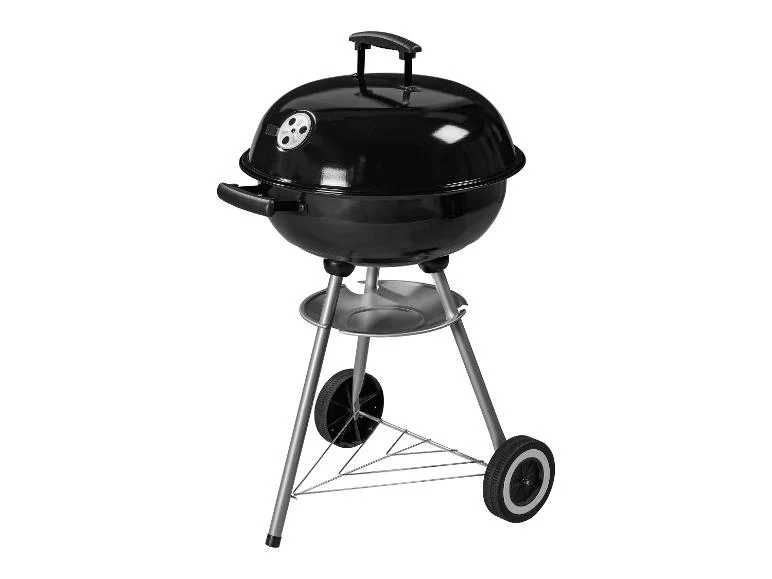 Grill węglowy ogrodowy kulisty z pokrywą 44 cm