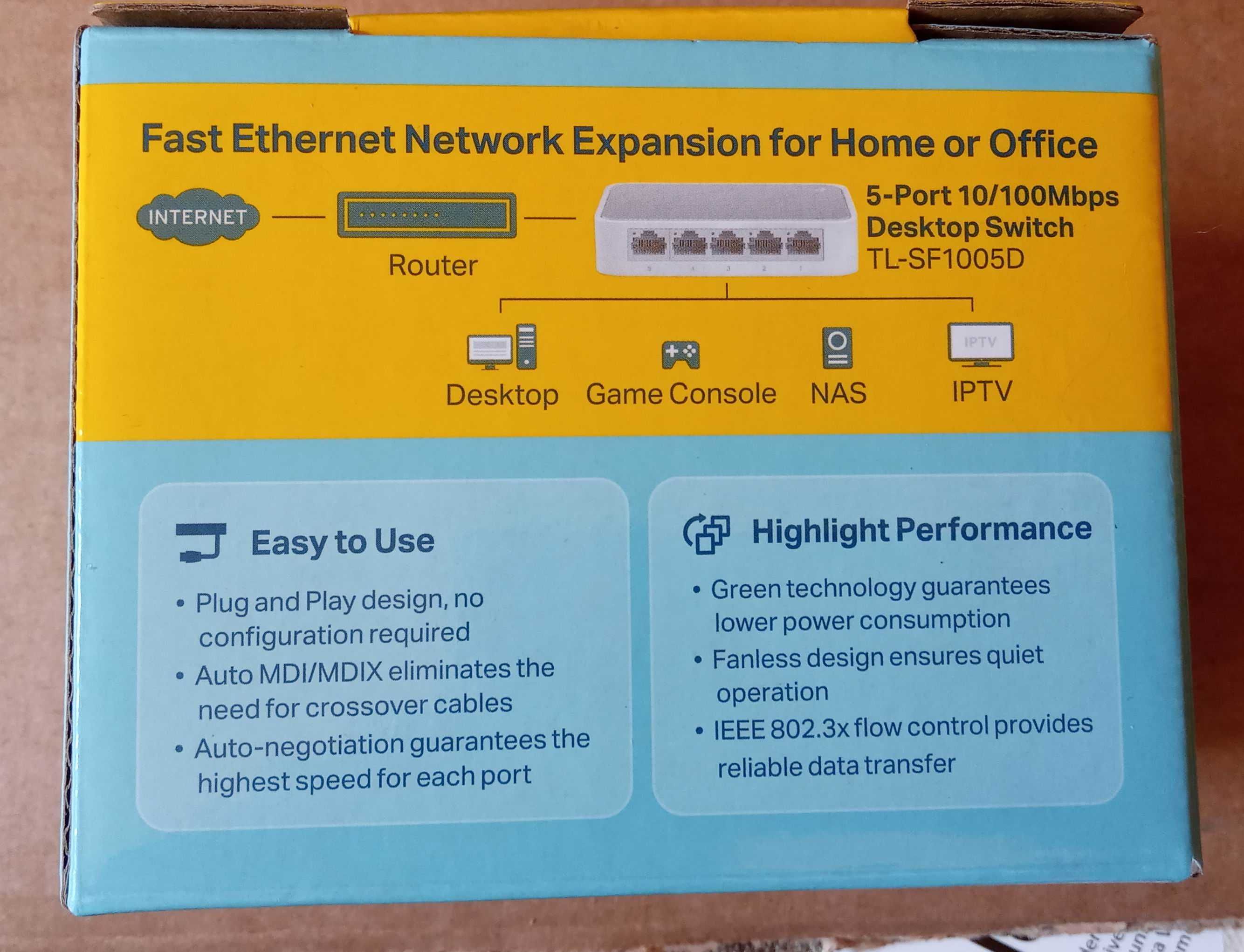 Switch TP-LINK TL-SF1005D