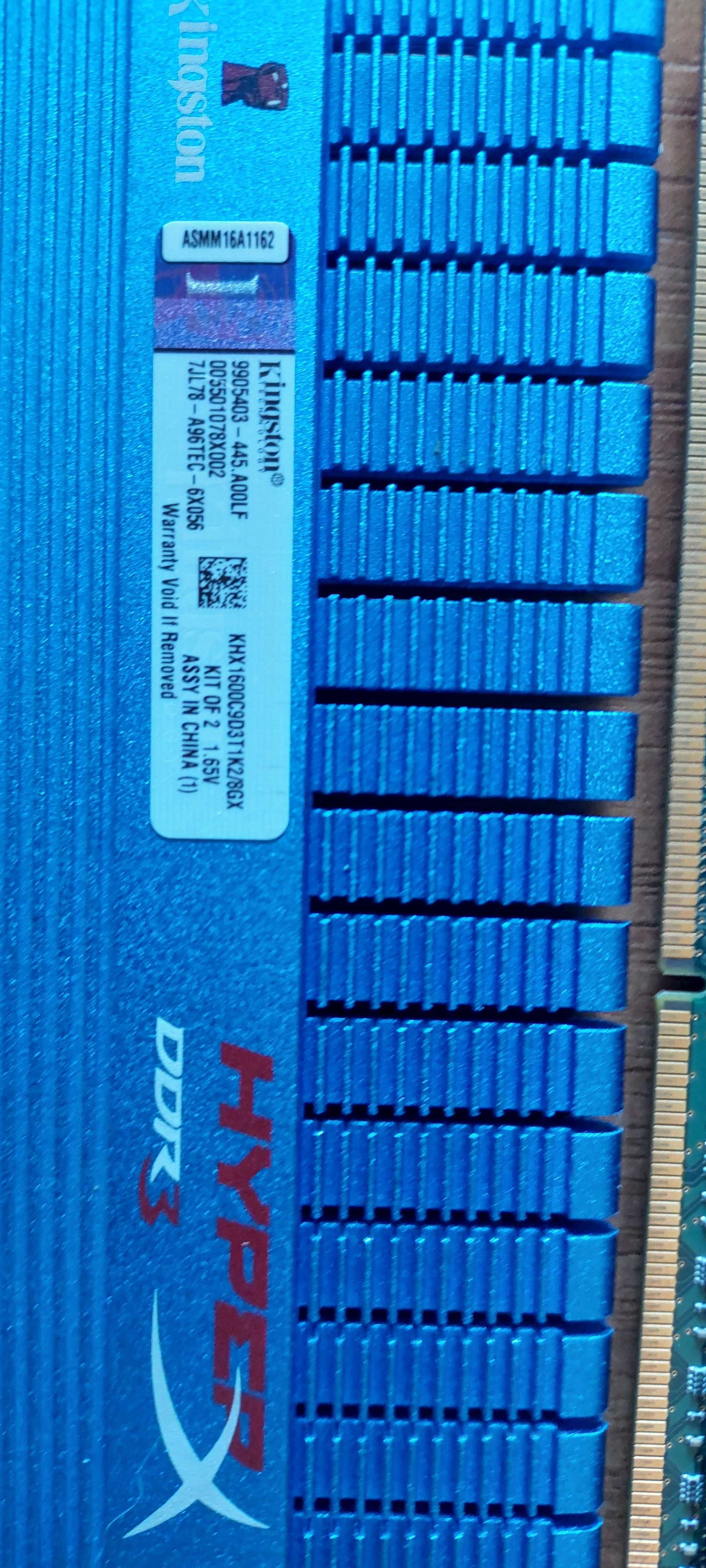 ОЗУ 4ГБ+4ГБ DDR3-1600 (800МГц)
