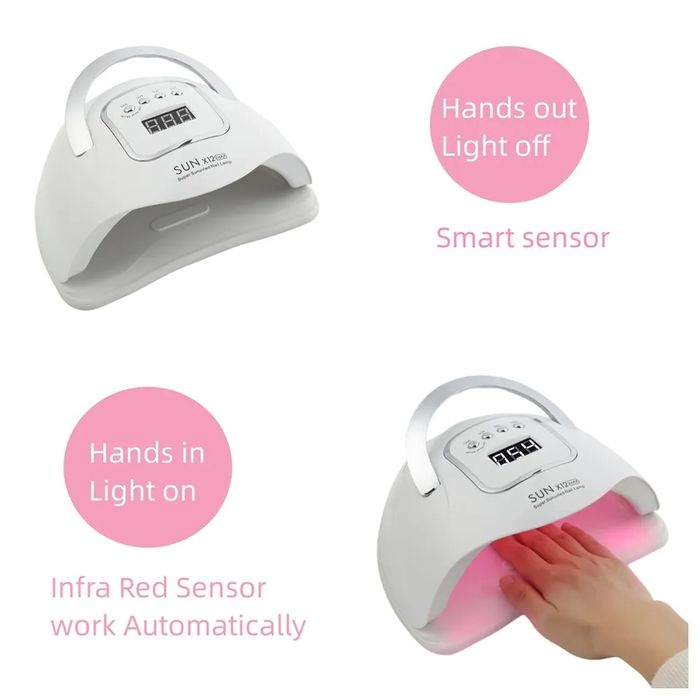 Catalisador unhas 280w 66 leds Sun x12 Max NOVO