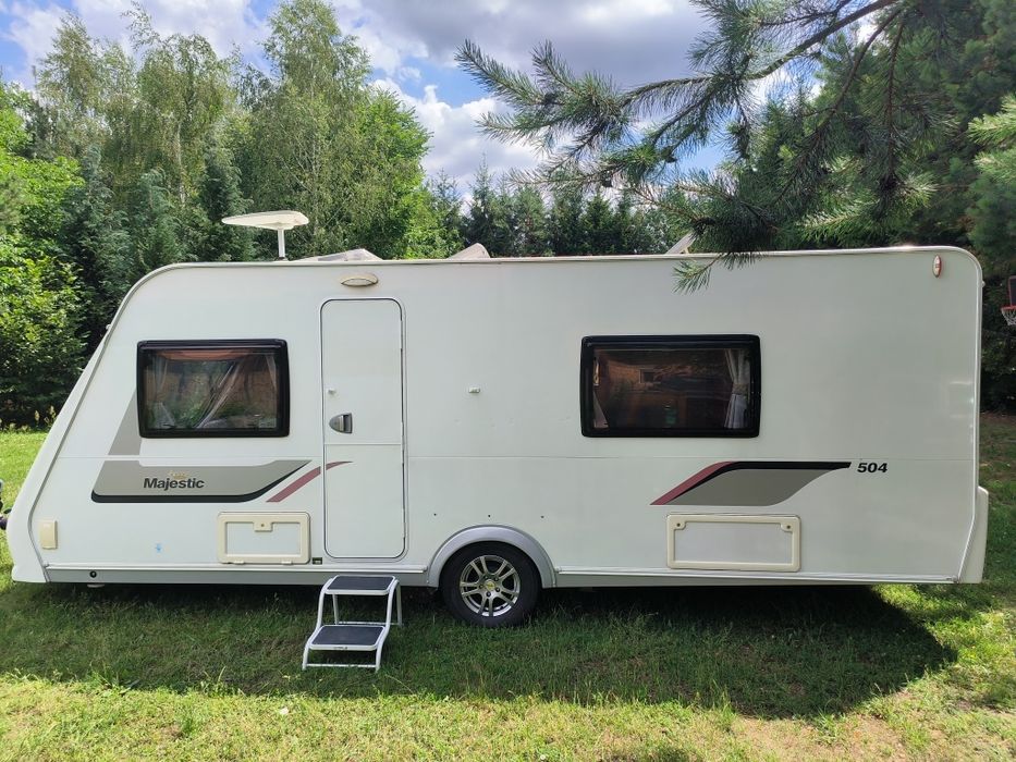 Elddis mover namiot łóżko małżeńskie oddzielny prysznic niskie dmc