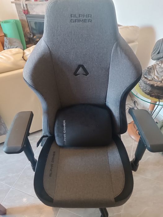 Cadeira Alpha Gamer Nebula Cinza