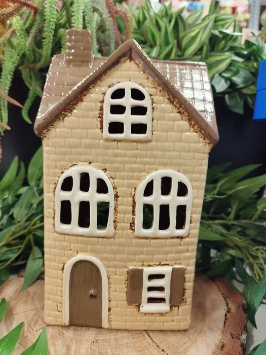 Domek na tealighty wysokość 23,5 cm