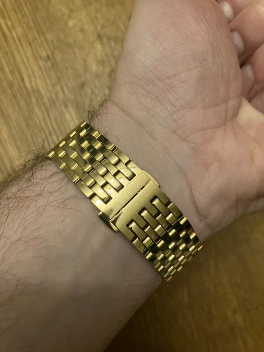 Zegarek złoty PVD Frederique Constant FC-220V5S5B slimline