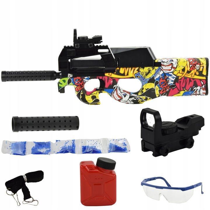 Karabin Automatyczny Na Kulki Żelowe P90 Pistolet Na Kulki