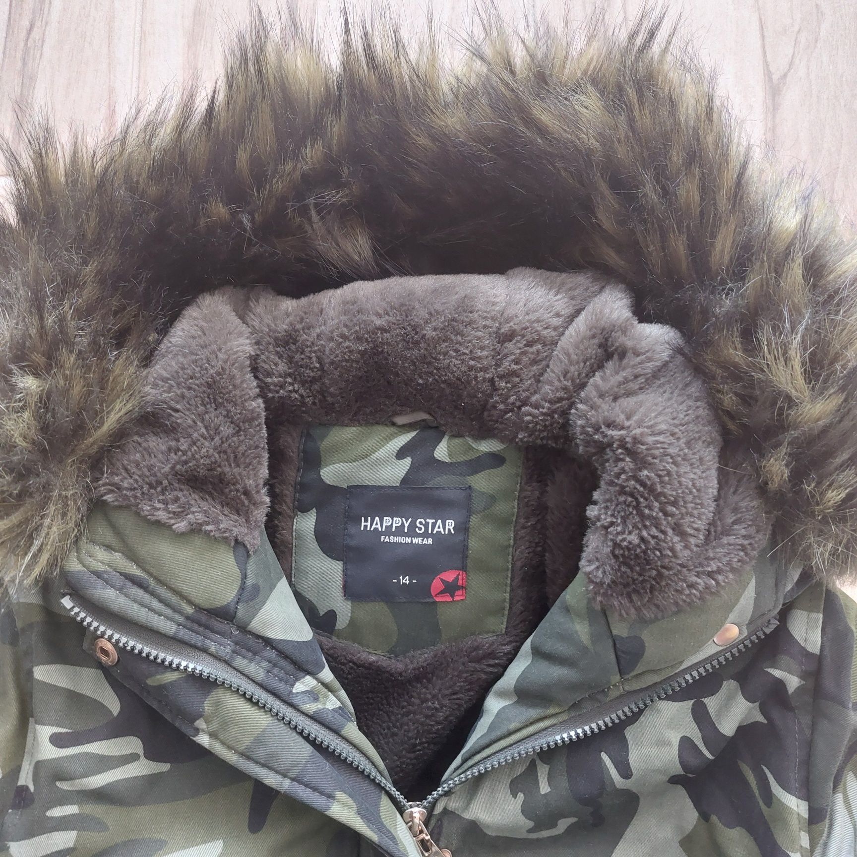 Kurtka zimowa parka rozmiar 158