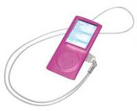Silikonowe etui różowe do Apple iPod Nano 4 generacji, różowy