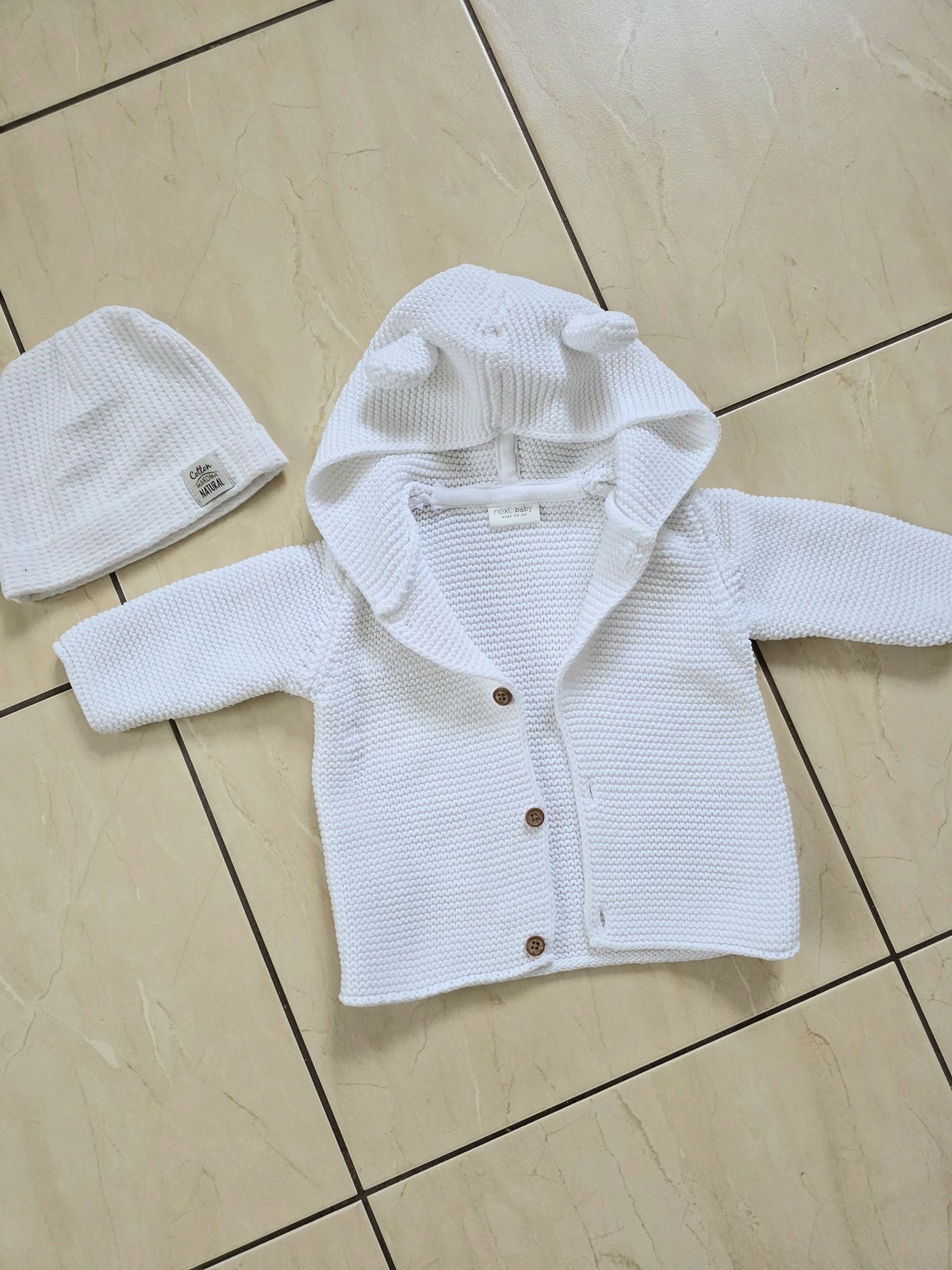 Next_bluza z kapturkiem + czapeczk