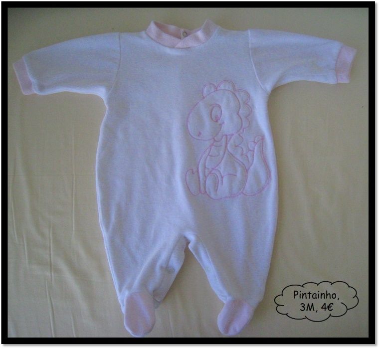 Bodys e Babygrows menina (0-6M)