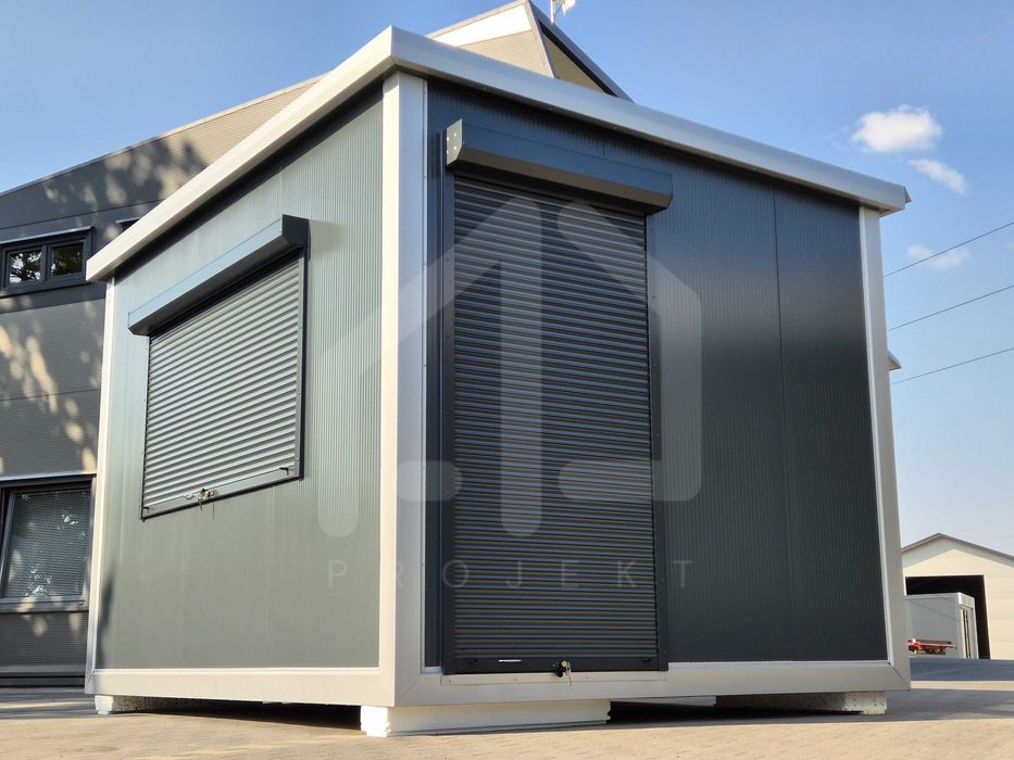 Pawilon Handlowy Kiosk Sklepik Komis Domek Mobilny 3,0m x 2,6m