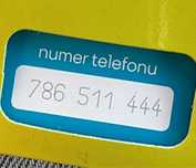 Złoty łatwy numer Nju Mobile Oraange Nowy starter