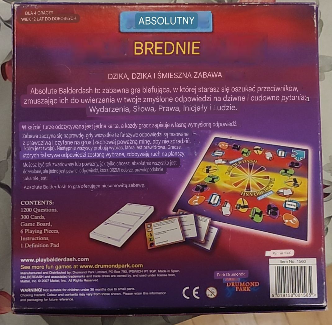 Gra planszowa Absolute Balderdash