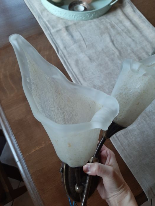 Kinkiet na 2 zarowki styl retro