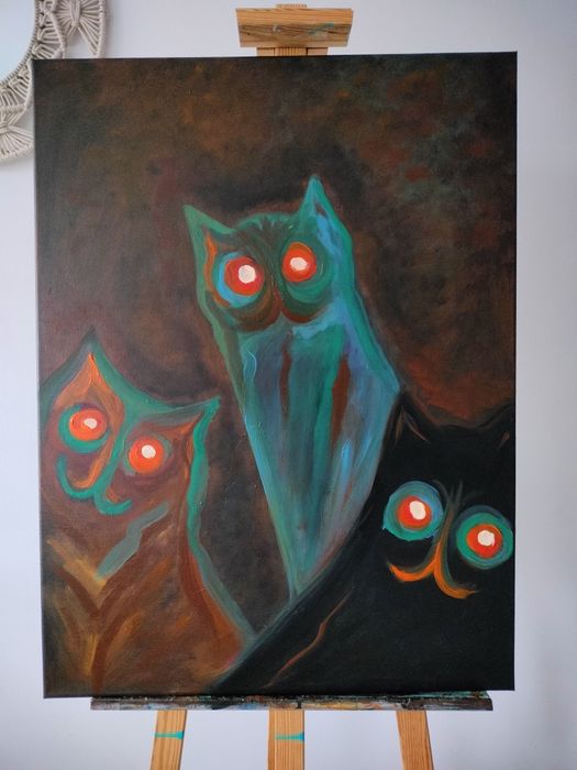 Obraz akrylowy - Obserwatorzy