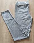 Legginsy damskie jasnoszare długie S/M