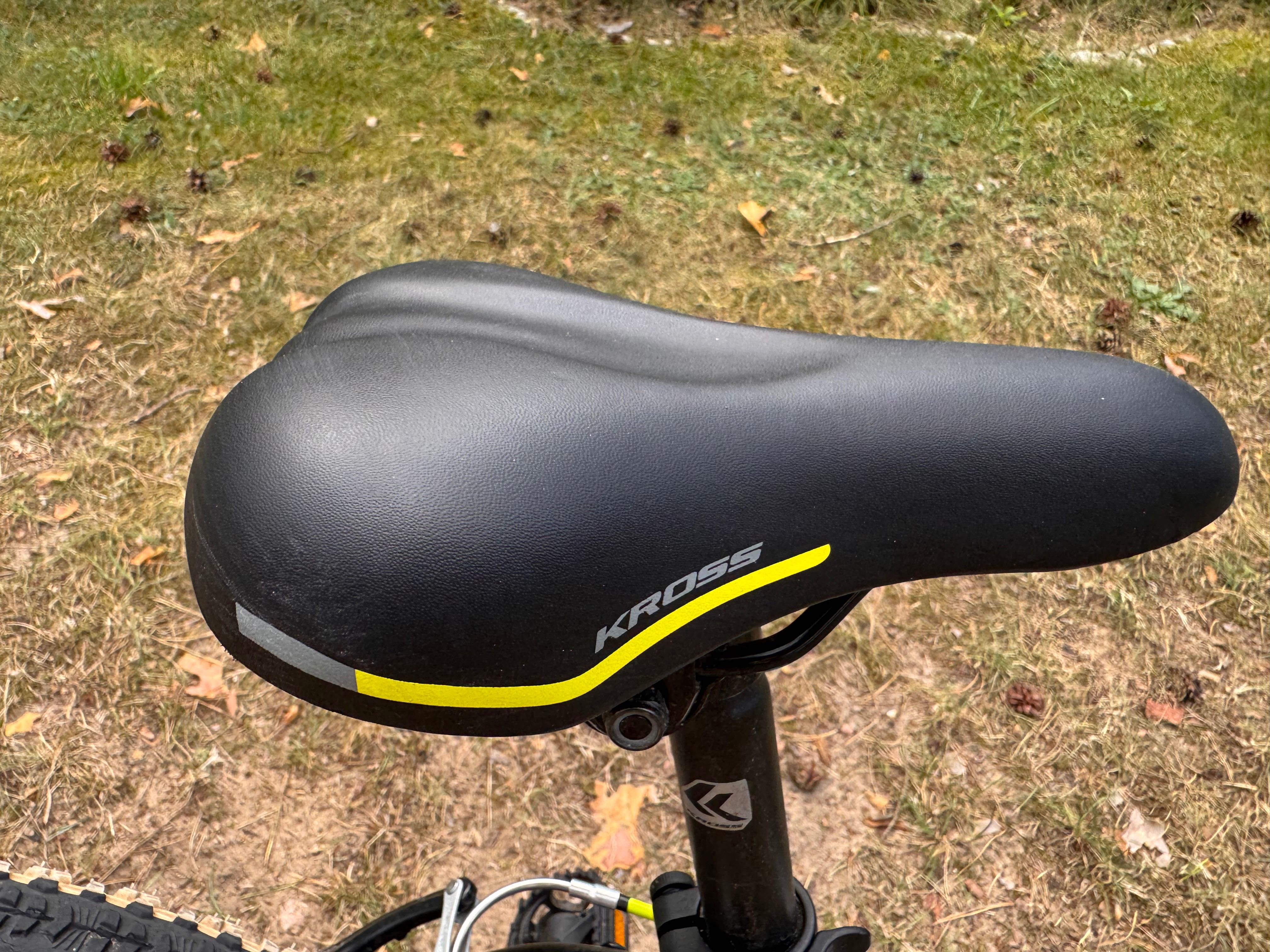 KROSS ESPRIT KID 20″ – czarno‑limonkowy - GRATIS KASK