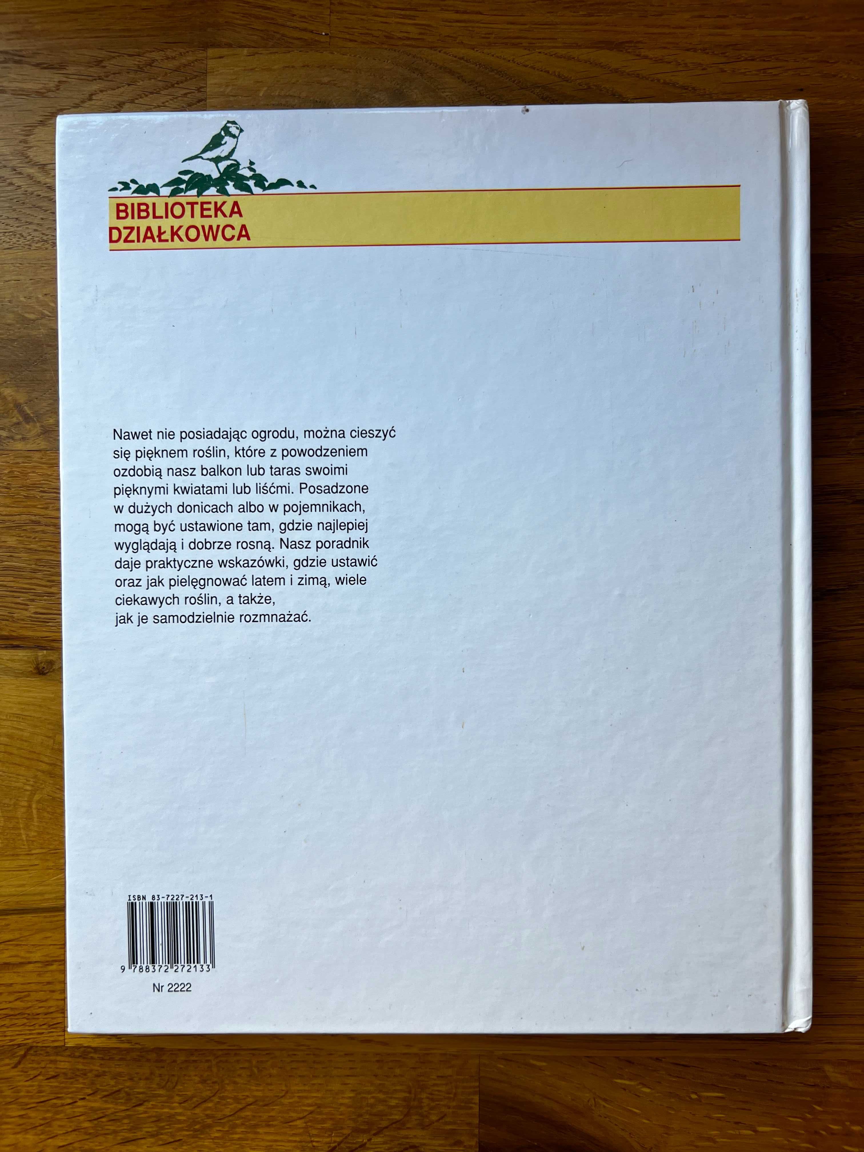 Rośliny w dużych pojemnikach. Wystrój balkonów, tarasów, ogrodów