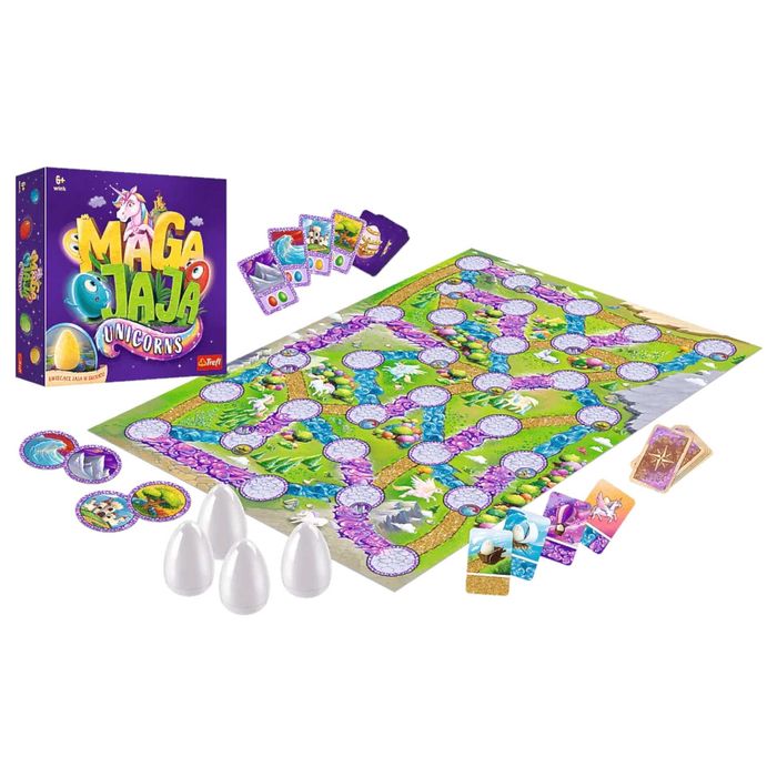 Gra planszowa rodzinna towarzyska TREFL Magajaja Unicorns