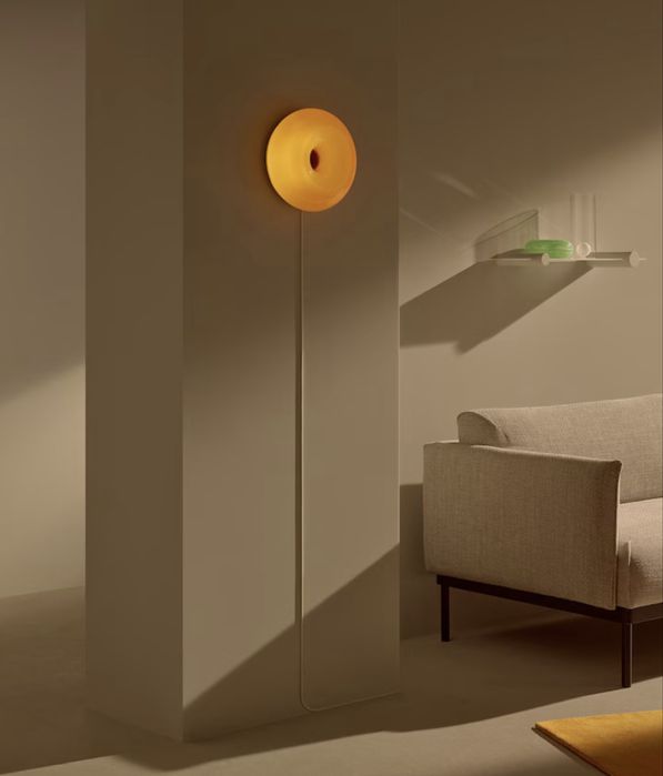 Lampa DONUT VARMBLIXT szklana pomarańczowa