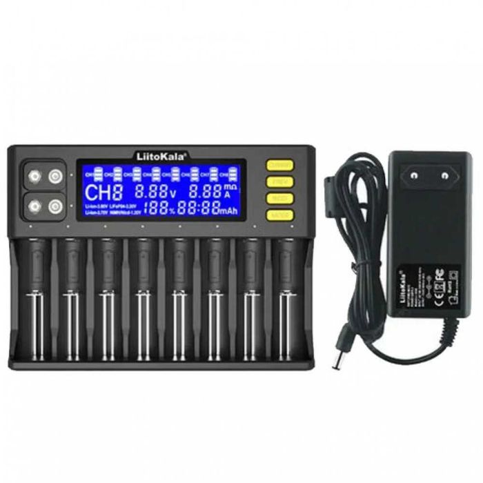 Зарядное устройство Liitokala Lii-S8 8 канало, Ni-Mh/Li-ion/LiFePo4
