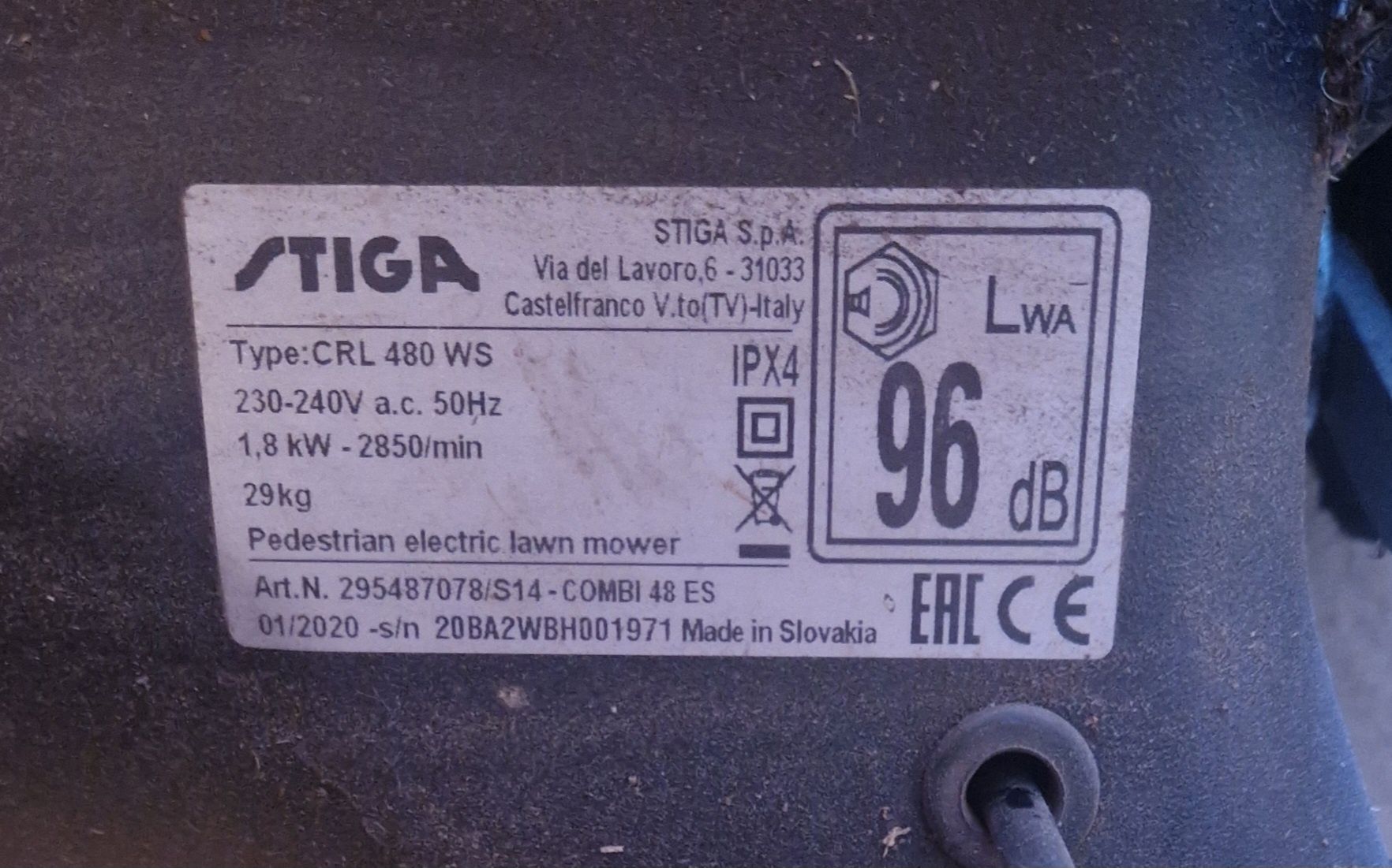 Kosiarka elektryczna STIGA Combi 48 ES