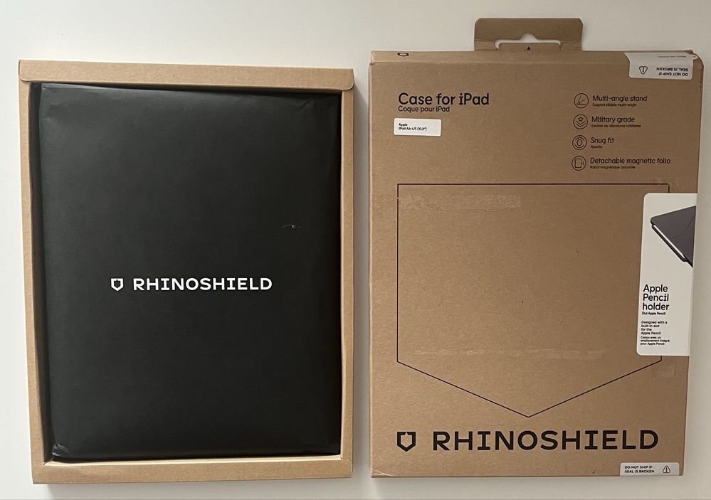 Etui RhinoShield iPad Air 4/5/6 M2/M3 10.9–11 cali szare
