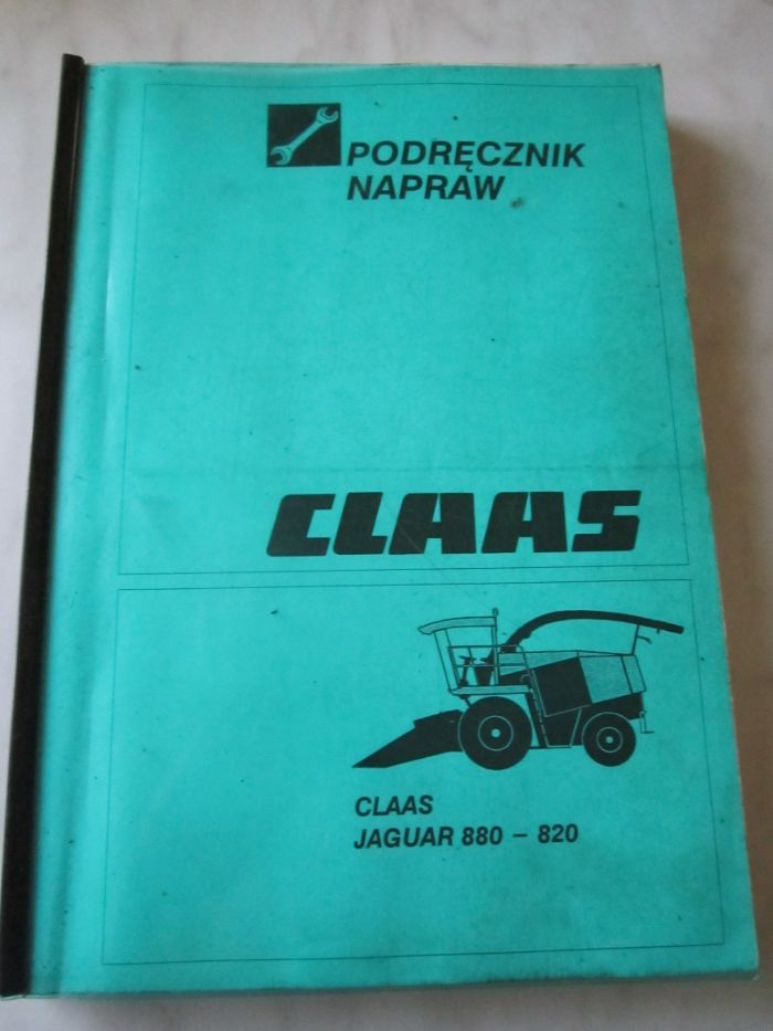 instrukcja obsługi podręcznik napraw -claas jaguar
