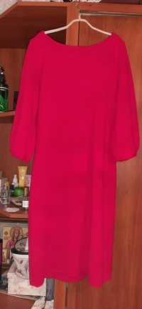 Сукня, червоного насиченого кольору, 46 розмір