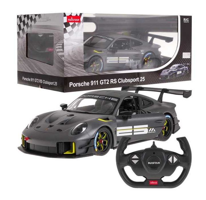 NOWY Samochód zdalnie sterowany PORSCHE 911 GT2 RS, R/C 1:14 RASTAR RC