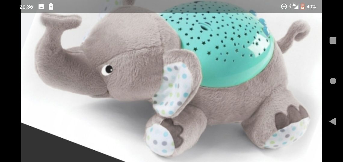 Projektor summer słonik słoń szumiś dla niemowląt