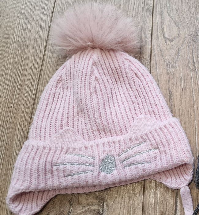 шапка зимова для дівчинки