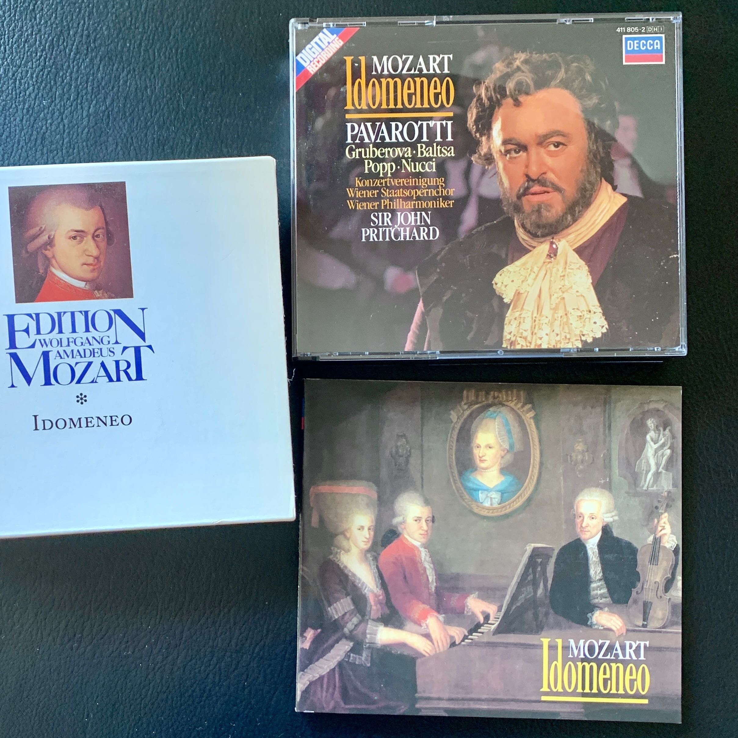 Mozart: IDOMENEO: Pritchard, Pavarotti, Gruberova, Baltsa, Popp: CD