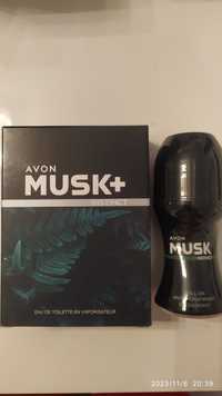 Musk Instinct Avon zestaw woda toaletowa+dezedorant antyperspirant