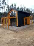 domek całoroczny na zgłoszenie 60m2 z paneli SIP podocinane SIP-POL